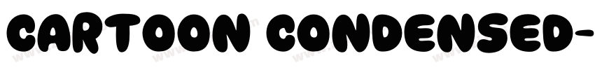 Cartoon Condensed字体转换